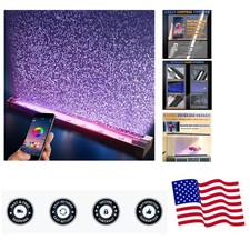 Smart App-Controlled LED Aquarium Light with 16 Million Colors, 12 Dynamic Ef...