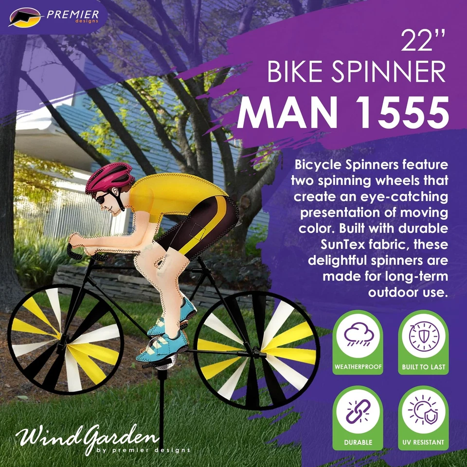 Bicicleta de Carretera Spinner Hombre 1555 22" - Diseño Ciclista Atlético, Resistente a la Intemperie O... Foto 2 de 4