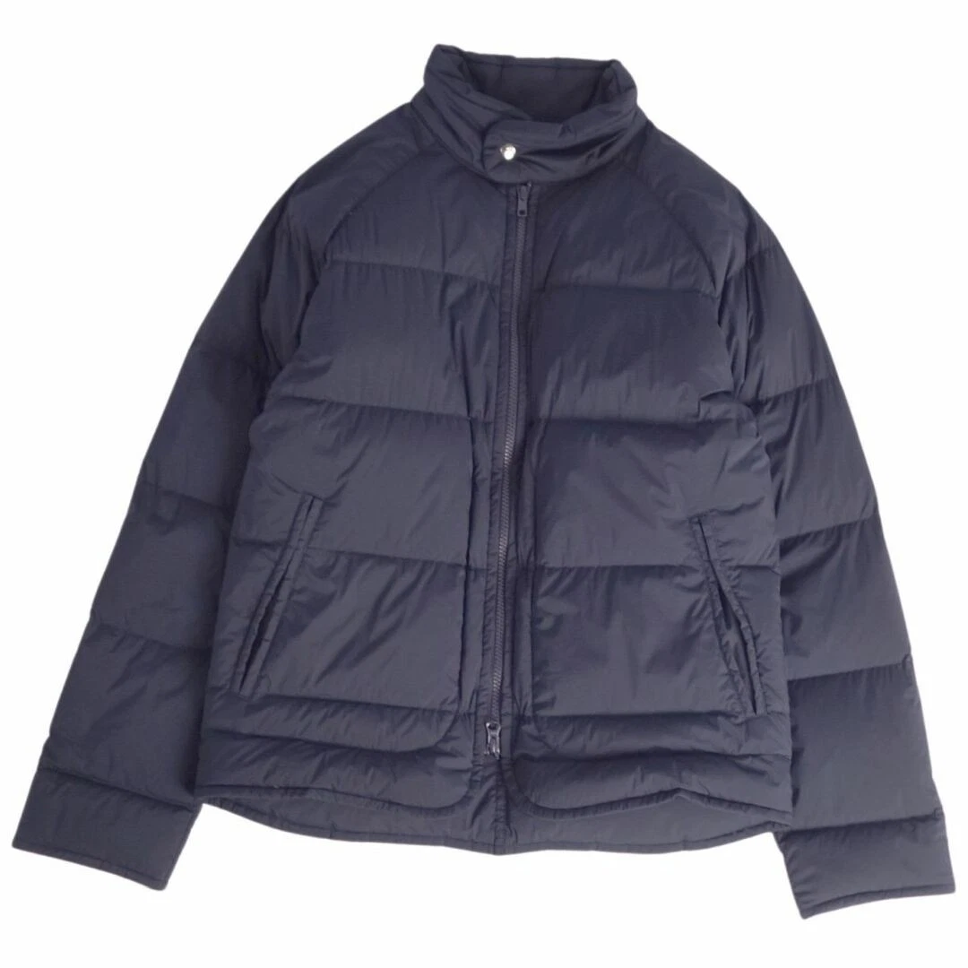 HERMÈS Hermes Piumino Giacca Piumino Serie Bottoni Capispalla Uomo S Navy Usato0