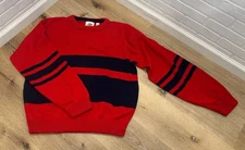 Vintage Men's Field Gear Sweater Sz L Made in USA 100% Cotton Preppy 90s