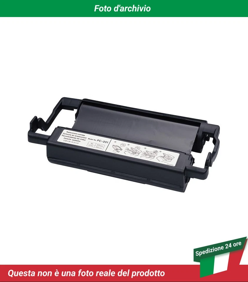 PC201 Brother IntelliFax 1170 Cartuccia Pelicula Nero - Imagen 3 de 4