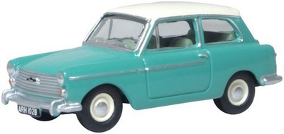 Oxford Diecast 1:76 Scale Austin A40 MkII Farn Green/Snowberry White