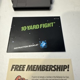 10-Yard Fight (Nintendo Entertainment System NES 1985) Complete In Box CIB 
