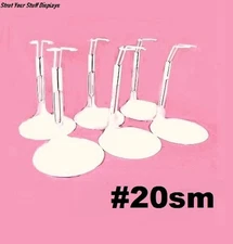 6 stands KAISER #20SM WH Fit 7"- 8" tall dolls BETSY McC, STACIE, 9" vtg SKIPPER