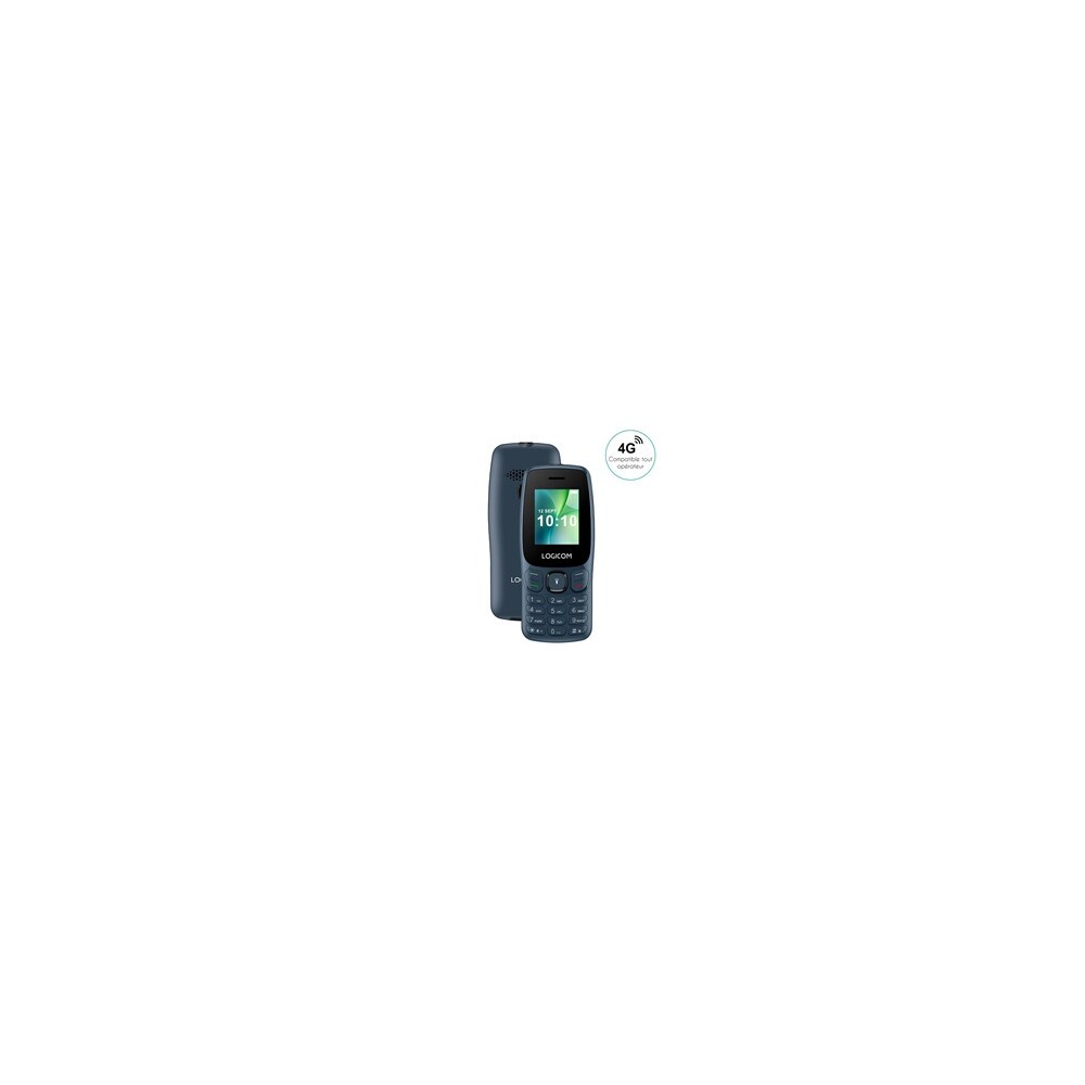 Téléphone portable basique Logicom 4G pour rester joignable simplement sans smartphone