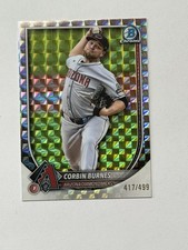2025 Bowman Chrome Corbin Burnes #94 Geometric Arizona Diamondbacks 417/499