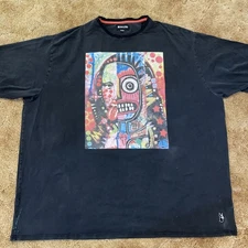 Rare Jean Michel Basquiat Makobi Art Shirt Sz 5xl Neo Expressionism Street Art