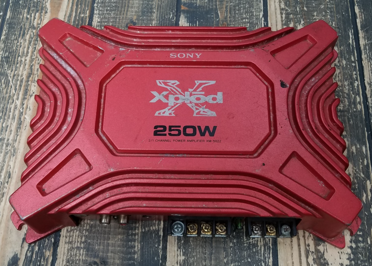 Sony Xplod XM-502Z 2-Channel Amplifier 250 Watt High Power Stereo