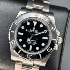 Rolex Submariner No-Date 114060 Black Dial Steel 40mm Automatic Watch - 2018