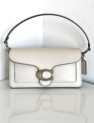Coach Tabby Shoulder Bag 26 - Handbag - Chalk - Rhinestone
