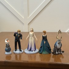 FROZEN 2 II Disney Festive Wedding Olaf Kristoff Elsa Anna Sven Cake Topper Set