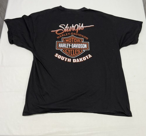 Harley Davidson Sturgis T-Shirt Men’s XXL Motorcycles Old School Attitude 2012 - Picture 7 of 9