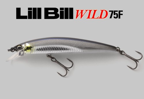 Leurre Flottant Jackall Lill Bill Wild 75F - 75 Mm, 5,5g, Couleur Chart Back Pearl, Pour Carnassiers