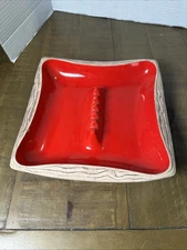 Vintage MCM Ceramic Party Ashtray, Has Flaws, See Pics