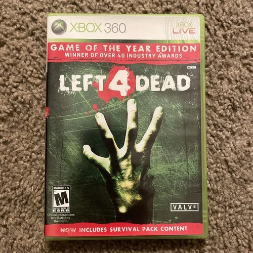 Left 4 Dead GOTY Edition - Microsoft Xbox 360 CIB w/Manual - TESTED AND WORKING