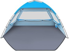 Beach Tent Sun Shelter for 3/4/6/8 Person, UPF 50 UV Protection Beach Canopy, L