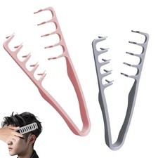 2Pcs Texture Comb, Volumizing Wide-Tooth Texture Hair Styling Comb, Fluffy Wi...