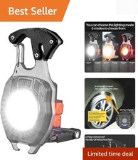 Cob Keychain Work Light Flashlight 7 Light Modes 1600lumen Rechargeable Led...