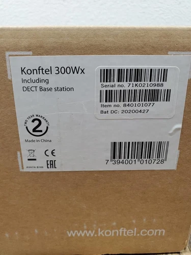 P35 ♻ Konftel 300Wx DECT Wireless Conference Phone with Base 840101077 ♻