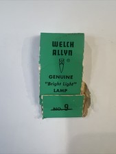 Welch Allyn Genuine Bright Light Lamp No 9 Number 9 Vintage