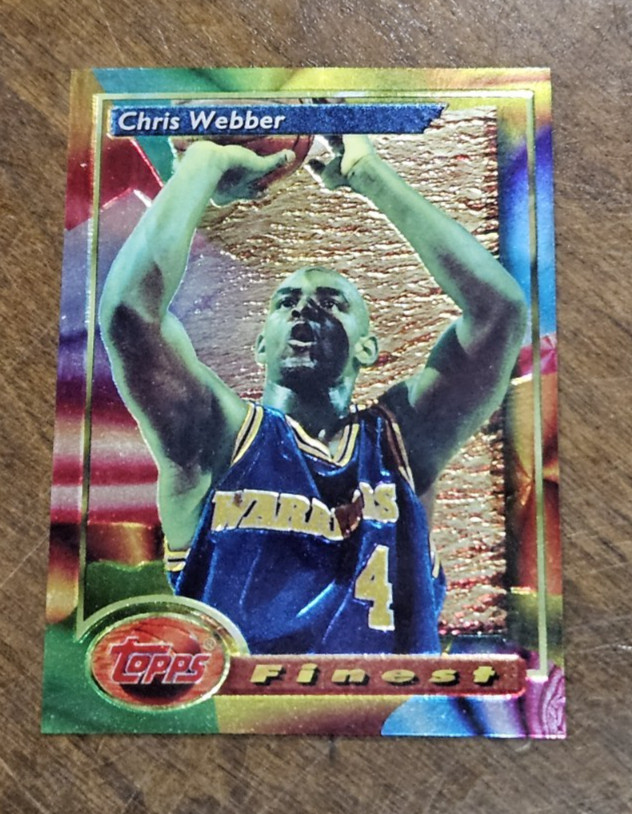 1993-94 Topps Finest Chris Webber #212 Rookie RC HOF
