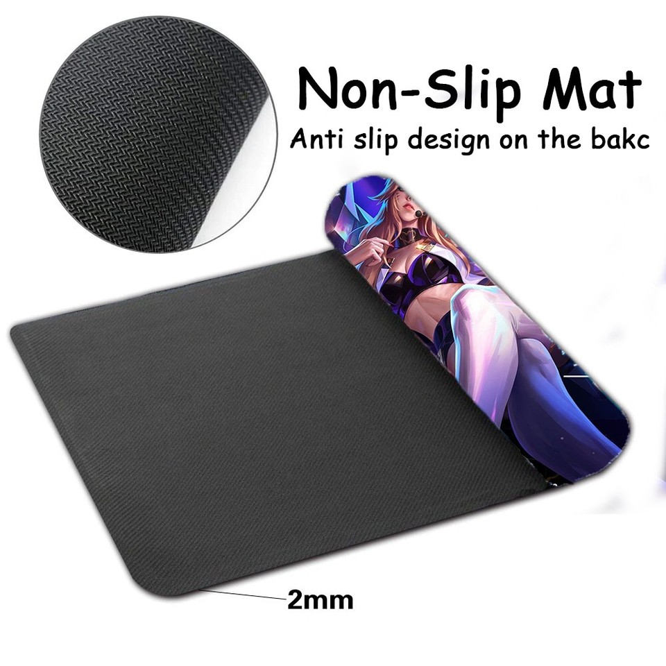 KDA Ahri Riftbound Playmat League of Legends Playmat+Bag Card Game Mat ...