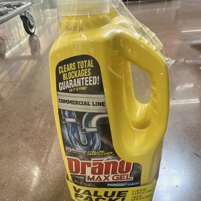 Drano Max Gel Commercial Line Drain Clog Remover Gel 42 fl oz (2)