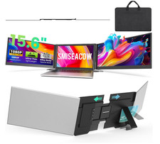 15.6" Triple Detachable Laptop Screen Extender HDMI/Type-C w/Bag
