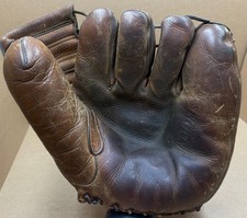 Awesome Vintage 1940's Ken Keltner Hand Sewn Split Finger Baseball Glove