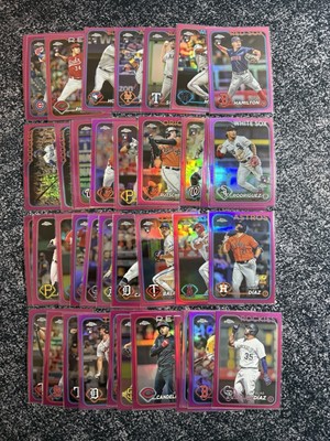 2024 Topps Chrome Pink Parallels,6 CARD MINIMUM, 1-300,20% OFF free ship !!