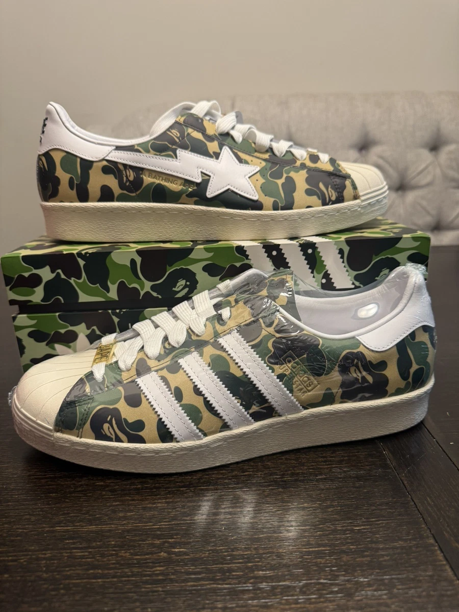 adidas BAPE x Superstar 80s ABC Camo | eBay