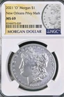 2021-O NGC MS 69 Morgan Silver Dollar New Orleans Privy Bx78