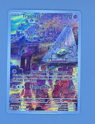 Pokémon TCG Traumato 210/198 Scarlet & Violet Deutsch Holo Full Art Hyper Rare