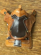 Breyer Horse Saddle Handmade Leather Model Mini Rugged Traditional Western 4”