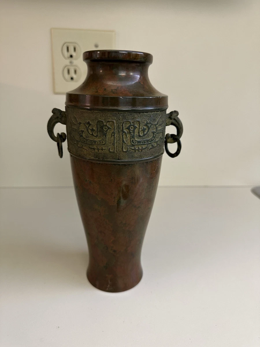 青铜日本花瓶1900-1940 | eBay