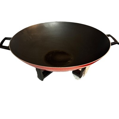 Wok électrique Vintage West Bend #5109 - Rouge Mandarine - Neuf Dans Boîte