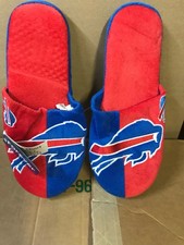Buffalo Bills NFL Mens Slippers Size 9 - 10 Color Blue Red by FOCO Brand New