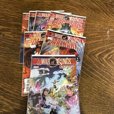 Ascension War of Kings #1 2 3 4, Darkhawk 1 & 2, Saga. Marvel. Complete.