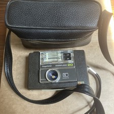 VINTAGE KEYSTONE EVERFLASH 20 CAMERA W/ORIGINAL CASE