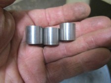 (3) Acme 21/64" ID X 5/8" OD X 5/8" Long Plain Press Fit Headless Drill Bushing