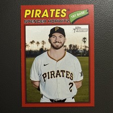 2026 Topps Heritage #266 Spencer Horwitz Red Border