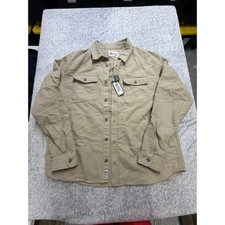 Alpine Design Mens Mad Hike LS Solid Twill Shirt Sandy Clay XL ADM24301S NWT