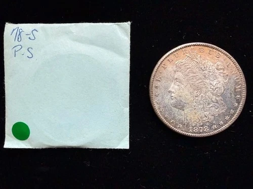 1878-S Morgan Silver Dollar – Prooflike “Proof Surface” Note – Toned – Estate