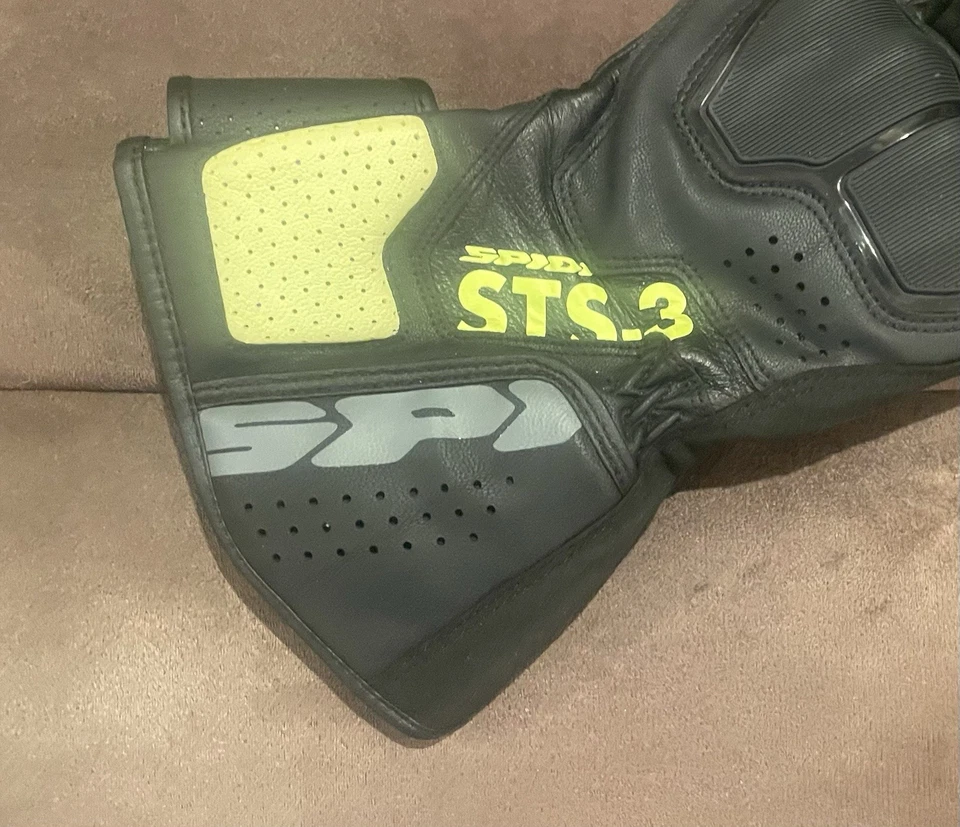 Guantes de moto de cuero para hombre SPIDI STS-3 usados en muy buen estado. Talla XL Foto 2 de 4