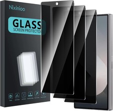 3 0 PCS Privacy Screen Protector for Samsung Galaxy Z Fold 6 Anti Spy Tempered