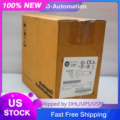    NEW Factory Sealed AB 25B-D6P0N104 PowerFlex 525 AC DRIVE US Free Tax