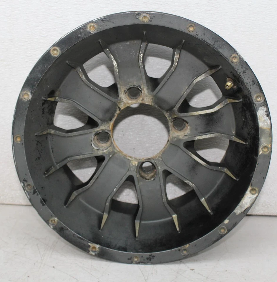 05-11 KAWASAKI BRUTE FORCE 650 RACELINE FRONT REAR BACK WHEELS RIMS SET - Image 3 of 4