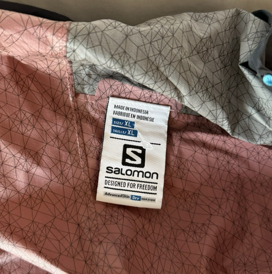 Giacca da corsa Salomon AdvancedSkin Dry 10K uomo XL rossa peso piuma