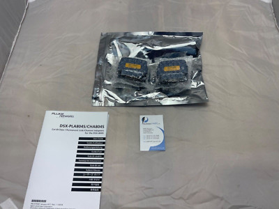 Fluke Networks DSX-CHA804S 2000Mhz RJ45 EA CHANNEL LINK ADAPTER  - Set of 2 -