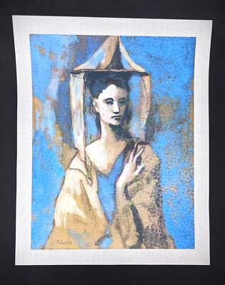 Pablo Picasso Lithograph Woman Of Majorca 14 x 11 Color | eBay